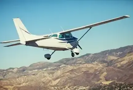 small plane flying